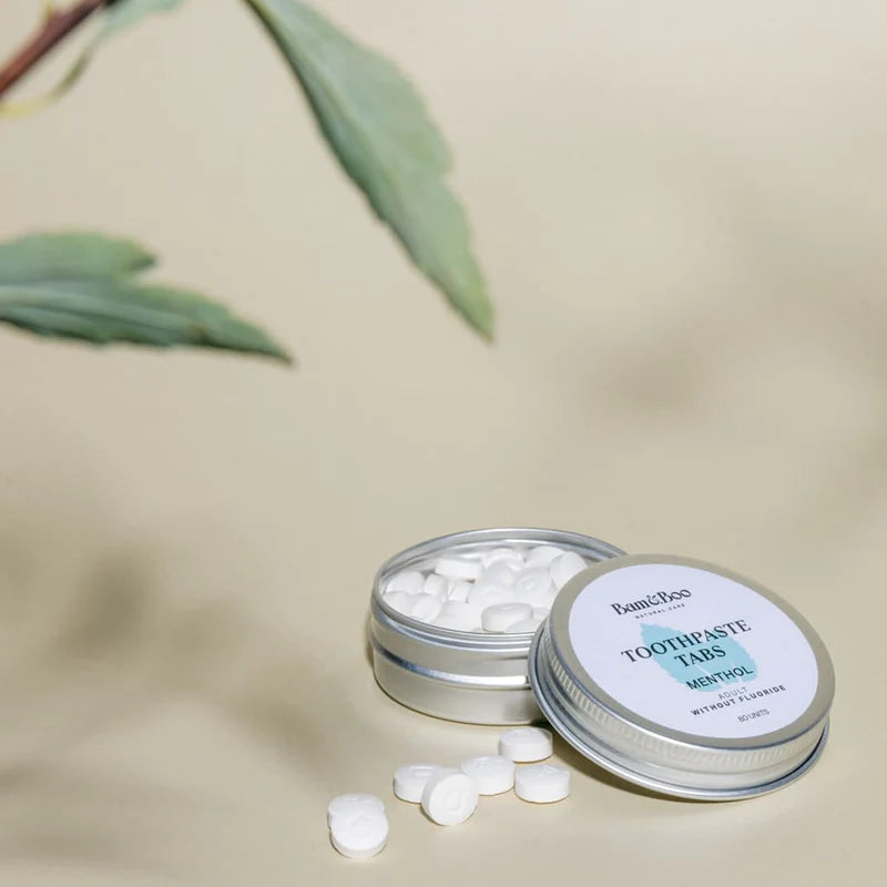 Pastilhas Dentíficas Sem Flúor Adulto 80 un Bam&Boo Linkedinplanet