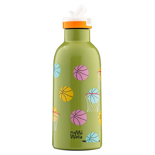 MAMAWATA INSULATED BOTTLE 470ML BASKETBALL - SPORT