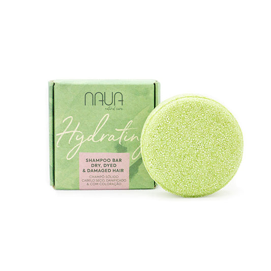 CHAMPÔ SÓLIDO NAUA HYDRATING - CABELOS SECOS, DANIFICADOS OU COM COLORAÇÃO
