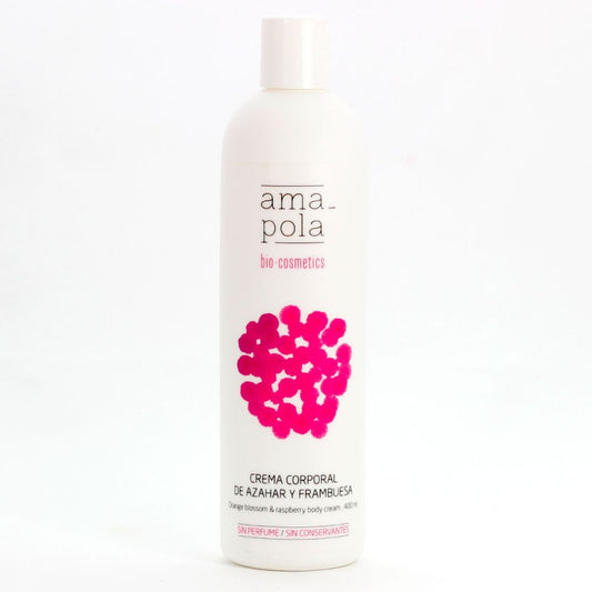 Creme corporal Amapola cosméticos orgânicos